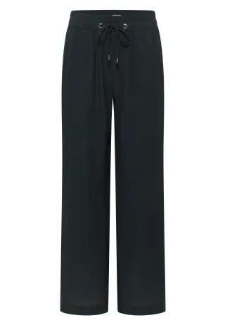 CECIL - High Waist Straight Leg Hose im Loose Fit palm breeze green - Gr. - 30