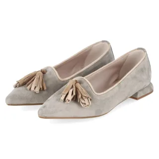 Kaerlek Ballerinas - Gr. 38 - Grün - Rauleder