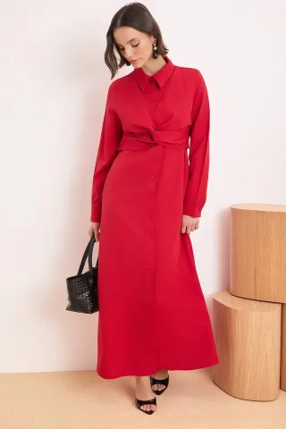 Langes, flaches Maxikleid für Damen, lässig/alltagstauglich, A-Linien-Schnitt, Hijab-Stil
