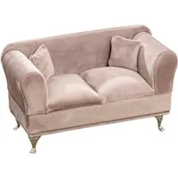OTTO home Schmuckkasten Deko Sofa mit samtigen Bezug, 24x10x13,5cm, Aufbewahrung für Schmuck und Kleinigkeiten