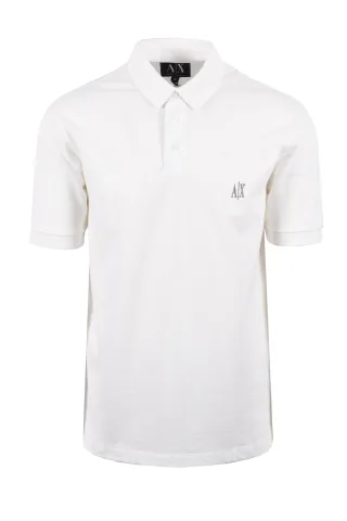 Armani Exchange Regular Poloshirt Off-White