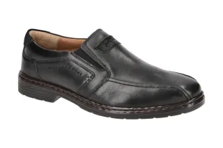 Josef Seibel Herren Slipper 42803 860 100 ALASTAIR 03 Schwarz Echtleder beque...