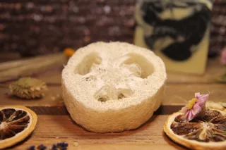 Luffa Scheibe - Seifenablage & Peeling