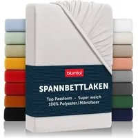 Blumtal Spannbettlaken Bettlaken aus Mikrofaser, Mikrofaser, Gummizug: rundum, (1 Stück)