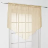 Arsvita Scheibengardine Zipfelgardine mit Tunnelzug, Stangendurchzug, transparent, Kurzgardine 140x100 cm - Bistrogardine, Panneaux Voile, Kurzstore