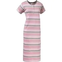 REDBEST Nachthemd Damen-Nachthemd Single-Jersey Streifen