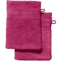 REDBEST Waschhandschuh Waschhandschuh "Chicago" 2er-Pack, Frottier, Walk-Frottier Uni