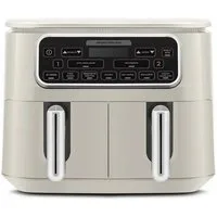 Karaca Heißluftfritteuse Air Cook Duo Hausmannskost XXXL 8 Liter Airfryer Heißluftfritteusen Fritteuse Starlight