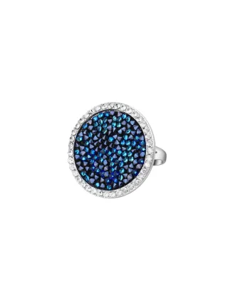 Océan Ring - Silber und Blau