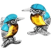 OSTSEE-SCHMUCK Paar Ohrstecker Ostsee-Schmuck Ohrstecker Vogel Ohrstecker Vogel (2-tlg)