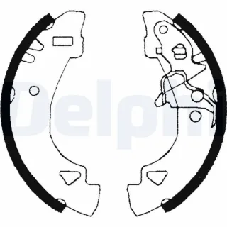 Delphi Bremsbacken hinten Fiat Panda Uno