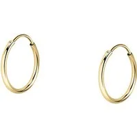 FAVS Paar Creolen FAVS Damen-Creolen 375er Gelbgold (Paar)
