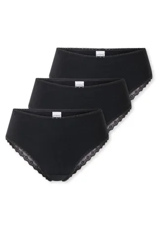 SCHIESSER - 3PACK Brazilian schwarz - Gr. - 38