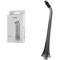 Zahnheld Aufsteckbürsten Zahndusche Ersatzdüsen Deep Care - für Zahnheld Munddusche Aquadent, 3 Stück, Schwarz, mit extra Borsten, im 3er, 6er oder 9er Set, Zahnpflege Set, Water Flosser, effektive Reinigung Zahnzwischenräume, für Munddusche