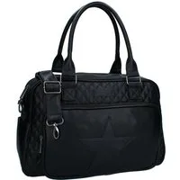 Vadobag Wickeltasche Große Schwarze Baby Wickeltasche Kunstleder mit Wickelunterlage
