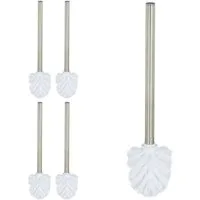 relaxdays WC-Reinigungsbürste WC Bürste 5er Set 8 cm