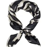 styleBREAKER Modetuch Halstuch Zebra Muster Satin Optik, (1-St)