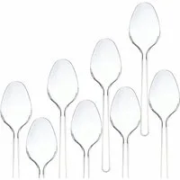 YI Bestecklöffel Löffel weiss Plastik - Besteck - Lebensmittelecht-200 St