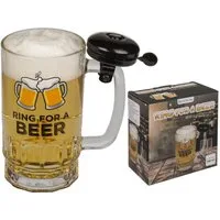 Out of the Blue Bierglas Bierglas mit Klingel 500ml