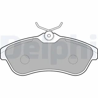 Delphi Bremsbel?ge vorne Citroen C2 C3 LP1715