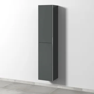 Sanipa 3way Hochschrank mit 2 Türen, Anthrazit-Matt BR09222