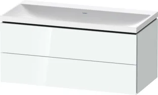Duravit L-Cube c-shaped Set wandhängend Weiß Hochglanz 1000x480x480 mm - LC6952N85850000 LC6952N85850000