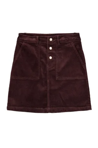 Garcia - Cord-Minirock braun - Gr. - S