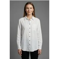 FREEQUENT Hemdbluse FQLAVA-SH-SIMPLE aus Leinenmix, mit Brusttasche