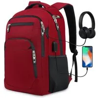 OKWISH Laptoprucksack Laptop Rucksäcke Schulrucksack Wasserbeständig Laptoptasche (Uni Tasche Businessrucksack Sportrucksack, Anti-Diebstahl, Backpack mit Laptopfach, mit USB-Anschluss), Herren Damen Jungen Teenager Arbeit Business Freizeit Reisen