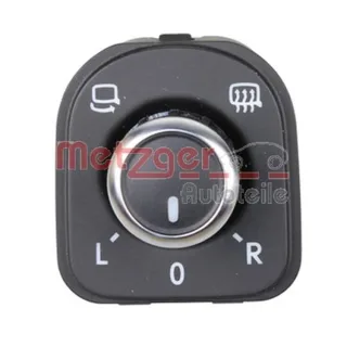 Metzger Schalter f?r Au?enspiegelverstellung Seat Alhambra VW Cc Eos Golf Passat Sharan Tiguan