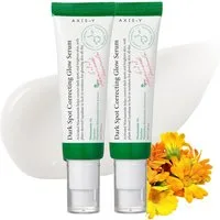 AXIS-Y Anti-Falten-Serum Dark Spot Correcting Glow Serum 5 % Niacinamide Hyperpigmentierung, 2-tlg., Aufhellung, Dunkle Flecken, Falten, Flüssigkeitszufuhr