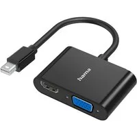 Hama 2in1, Mini-DisplayPort-St. - VGA HDMI™-Buchse, U Video-Adapter, 0 cm