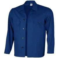 Qualitex Workwear Arbeitsjacke lange basic Werkstattjacke -BW 240 g - waschbar, aus reiner Baumwolle (1-St) Langjacke mit 5 Taschen - Blickdicht - Strapazierfähig - Pflegeleicht