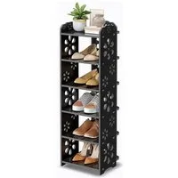 NAIMP Schuhregal Verstellbare Pflaumenblüte Schuhregal für Flur, Eingang, Wohnzimmer