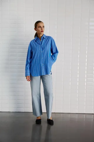 WITHBLACK - Shirts Weiblich Blau - Gr. - S