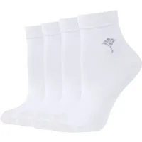 JOOP! Kurzsocken for your daily glam (4-Paar, 4 Paar) mit weichem Fußbett