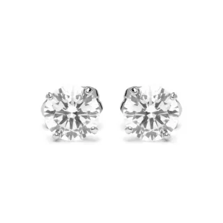 Luxenter Ohrringe mit Brillanz-Zirkonia, silberveredelt – Verak