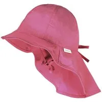 MAXIMO Fischerhut MINI GIRL-Flapper, Schleife Band, Nackenschutz, UV (1-St) Popeline