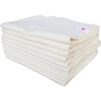 Babymajawelt Stoffwindeln Windeleinlagen 40x40 SUPER SOFT Faltwindeln Einlagen Babywindeln (Set, 10-St., 10 Stück), Waschbar, Allergikergeeignet, Weich, Saugfähig, Made in EU