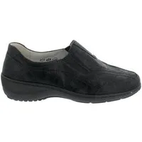 Waldläufer Waldläufer Slipper in Weite K Kya 607504-101-001, bedrucktes Nubuklede Slipper