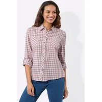 Witt Klassische Bluse Karo-Flanellbluse Langarm