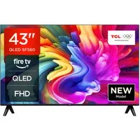 TCL 43SF560 QLED-Fernseher (108 cm/43 Zoll, Full HD, Fire TV, Fire TV / Smart TV, HDR, Alexa, Triple-Tuner)