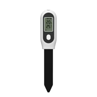 Tuya Zigbe Soil Moisture Sensor 3 in 1 Humidity Temperature Sunlight Meter Screen/APP Control for Plants Pots Garden