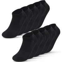 sockenkauf24 Sneakersocken 10 Paar Damen & Herren Premium Sneaker Socken mit Meshstreifen Baumwolle ohne drückende Naht WP