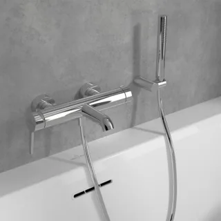 Villeroy und Boch Skyla Badewannenarmatur TVS11600300061 Messing, Chrom