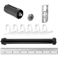 Nobily Achtkantwelle Rollladen-Set mit Maxi Rollladenmotor, Mechanik-Set, Komplett-Set, 6-St., 10Nm/ 25kg