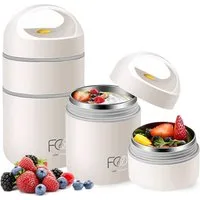 Minicloss Thermobehälter Edelstahl Thermobehälter für Essen 680ml, Edelstahl, Essensbehälter für unterwegs