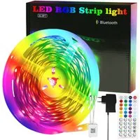 Nettlife LED Stripe Selbstklebend Lichtband Streifen RGB 20/30m APP-Steuerung, Timer-Funktion für Musikzimmer, Spielzimmer, Wohnzimmer, Flur
