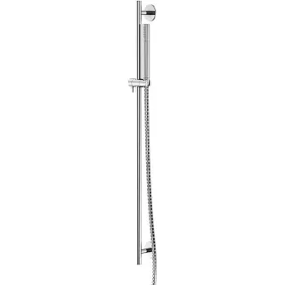 Steinberg Serie 100 Brausegarnitur 1001601 chrom, Stange 90 cm, mit Metallschlauch 180 cm