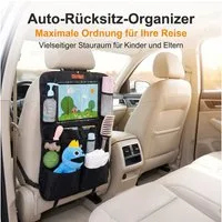 SURFOU Auto-Rückenlehnentasche Auto Aufbewahrungskorb – Für Kofferraum, Rutschfest, mit Trennfächern